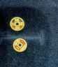行金銀中足金999五帝幣手鏈轉(zhuǎn)運珠金錢幣DIY編繩手串手繩 生日禮物 乾隆通寶（克重多退少補） 約0.5g 曬單實拍圖