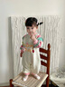 班喜迪嬰兒衣服秋裝嬰幼兒連體衣洋氣女寶寶衛(wèi)衣爬服春秋季超萌外出哈衣 米色 90cm 曬單實(shí)拍圖