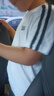 361°童裝 兒童運(yùn)動(dòng)套裝夏男女3-14歲輕爽速干套裝 白130 曬單實(shí)拍圖
