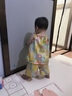 迪士尼嬰兒衣服夏季薄款小童田園風(fēng)洋氣吊帶背心分體套裝一歲女寶寶夏裝 油畫風(fēng)套裝-日落黃黃 90 曬單實(shí)拍圖