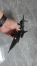 WANGE軍事飛機模型偵察機戰斗機武裝直升機坦克軍艦積木拼插兒童玩具104005 SR-71黑鳥(niǎo)偵察機183顆粒 曬單實(shí)拍圖