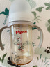 貝親（Pigeon）PPSU寬口徑雙把手奶瓶240ml M號(hào)奶嘴 3個(gè)月+ AA270 曬單實(shí)拍圖