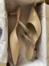 CHARLES&KEITH亮鉆一字帶尖頭高跟穆勒拖鞋七夕禮物送女友CK1-60920353 Cream奶白色 37 曬單實(shí)拍圖