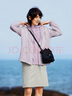 AIGLE 【春夏新品】艾高輕量夾克WR防潑水自打包戶外外套女士 深丁香紫 BF214 38 (165/88A) 曬單實拍圖