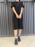 啄木鳥軟底運動鞋女款2025春秋季新款黑色厚底真皮輕便老爹軟皮休閑皮鞋  黑色/跟高4.5厘米(加絨） 37 曬單實拍圖