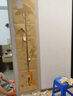 祺匠屋 身高墻貼畫(huà) 兒童房測量身高貼 寶寶臥室亞克力3d立體防水可移除卡通墻壁身高尺墻貼裝飾貼紙 猴子樹(shù)款（標尺180厘米） 曬單實(shí)拍圖
