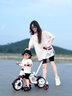 飛鴿兒童三輪車(chē)腳踏車(chē)一車(chē)五用平衡車(chē)1-3-6歲小孩自行車(chē)寶寶遛娃推車(chē) 櫻桃紅 五合一 帶推把 音樂(lè )燈光 兒童節生日周歲禮物 曬單實(shí)拍圖