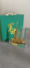 杜準(zhǔn)瑜【新客立減】退伍紀(jì)念品水晶帆船軍人套裝送戰(zhàn)友老兵刻字高檔擺件 退伍退役老兵紀(jì)念品 月牙水晶加橄欖綠底座綠色實(shí)木盒 曬單實(shí)拍圖