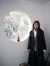 圣芙莎絲巾女2025新款棕色波點(diǎn)絲巾系脖感百搭森系綁發(fā)長(zhǎng)條圍巾薄款 棕色水紋波點(diǎn) 曬單實(shí)拍圖
