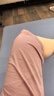 軒?kù)n睡衣女夏季莫代爾棉短袖七分褲大碼家居服 63552霧紫 L(165)  曬單實(shí)拍圖