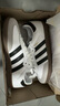 adidas「T頭鞋」SAMBA OG經(jīng)典復(fù)古板鞋德訓(xùn)鞋男女阿迪達(dá)斯三葉草 白/黑/淺灰 36 曬單實(shí)拍圖