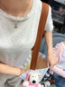 周大金 CHOW TAI KING輕奢四葉草項鏈女士項鏈莫桑鉆石吊墜情人節禮物送女朋友生日禮物 莫桑鉆四葉草項鏈【順豐+刻字】 曬單實(shí)拍圖