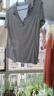 駱駝（CAMEL）跑步健身兩件套女休閑防走光短褲套裝 Y23BA4L0030B5 冰砂藍(lán) XXL 曬單實(shí)拍圖