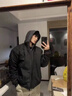 西域傳奇美式三防工裝沖鋒衣飛行夾克外套男春秋季立領(lǐng)戶外高街棒球服上衣 黑色 XL （適合125斤-140斤） 曬單實(shí)拍圖