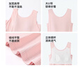 都市麗人背心睡衣女自帶bra防凸點(diǎn)大U領(lǐng)睡裙簡(jiǎn)約可外穿家居服牛奶絲2H4604 曬單實(shí)拍圖