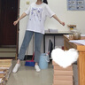 CEENIU初音未來(lái)T恤聯(lián)名衣服男日系ins二次元?jiǎng)勇ㄍㄉ倥』ǘ绦鋞恤女 白色 L 建議95-110斤 曬單實(shí)拍圖
