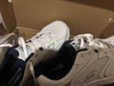 斯凱奇（Skechers）女鞋25新款秋季輕便休閑鞋百搭透氣鞋厚底顯高跑步鞋減震運(yùn)動鞋子 白色/海軍藍(lán)色/輕質(zhì)透氣 建議拍小一碼 36.5 (腳長23.5cm) 曬單實(shí)拍圖