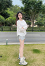 CAMILA KSENIA老爹鞋女2025新款百搭夏季增高阿甘鞋跑步系帶休閑網(wǎng)面透氣運(yùn)動(dòng)鞋 藍(lán)灰色 38 曬單實(shí)拍圖