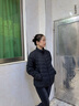 波司登（BOSIDENG）25年新款短款輕薄羽絨服女90絨戶外野營登山旅游外套B250131006 黑色8056-25-經(jīng)典極簡風 S 160/84A 100斤-110斤 曬單實拍圖
