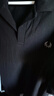Fred Perry男士POLO衫2025夏季休閑麥穗重磅短袖多彩T恤M6000 906/黑色 M 此款尺碼偏大 曬單實(shí)拍圖