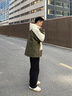 駱駝黃山彩殼夾克撞色情侶運動外套防水戶外短款登山服男女M15CAKI132 曬單實拍圖