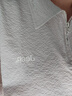 吉普（JEEP）短袖T恤男士涼感polo衫男潮牌寬松半拉鏈速干上衣服男裝 黑色 2XL 曬單實拍圖