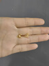 周大生復(fù)購補(bǔ)貼黃金耳飾女足金蝴蝶結(jié)計(jì)價(jià)耳釘送女友生日禮物1.18g 曬單實(shí)拍圖