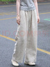 憶菲蘭休閑褲女2025夏季新款日系棉麻薄款小個(gè)子寬松慵懶遛彎亞麻闊腿褲 米杏色-春夏棉麻-慵懶感 L 建議106-120斤 曬單實(shí)拍圖