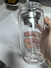 密小米德國技術(shù)雙層鋼化玻璃杯微保溫水杯茶水分離男士2025防摔耐高溫大 【加厚鵝蛋款】鋼本色 280ml 曬單實(shí)拍圖