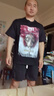 SJBOB2024電影731周邊姜武王志文同款T恤夏季男女純棉短袖2025 T 海報(bào)正反面黑色 M XL  170-175 C  125-140斤 曬單實(shí)拍圖