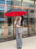 愛上雨超大號雙層自動(dòng)雨傘德國品質(zhì)長柄雨傘加固加厚結(jié)實(shí)抗風(fēng)直桿傘男士 雙層120CM加厚防漏-酒紅色 曬單實(shí)拍圖