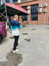 LI-NING KIDS李寧男大童夏季套裝寬松運(yùn)動冰絲速干輕薄兒童短袖t恤長褲兩件套 白色兩件裝【速干透氣】 160 cm 曬單實(shí)拍圖