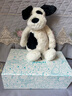 Jellycat拉弗荻小狗海盜狗黑白小狗動物毛絨玩偶公仔送禮娃娃生日新婚禮物 拉弗荻小狗 Medium 曬單實拍圖