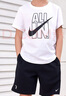 NIKE3BRAND 耐克童裝純棉【短袖T恤+短褲2件套】夏季兒童運(yùn)動套裝 曬單實(shí)拍圖