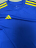 adidas男大童速干足球運動(dòng)上衣圓領(lǐng)短袖球衣兒童夏季阿迪達斯官方   藏青/藍/白   164 曬單實(shí)拍圖