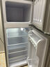 志高（CHIGO）128升雙門冰箱家用小型一級能效 冷藏冷凍小冰箱出租房宿舍辦公室二門省電保鮮速凍 以舊換新 【128D 拉絲銀】 曬單實拍圖