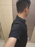 勁霸男裝（K-Boxing）男士T恤純色時(shí)尚休閑百搭夏季短袖polo領(lǐng)男FTBG2381 黑色 175  曬單實(shí)拍圖