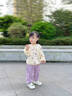 優(yōu)奇女寶寶套裝嬰兒分體兩件套秋季2025年新款女童洋氣超萌衛(wèi)衣外穿服 紫色 90 曬單實拍圖