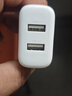 綠聯(lián)5v2a充電頭器10.5W多口USB插座頭兼容1a雙口充電器適用iPhone16e15華為小米安卓手機手表iPad平板 曬單實拍圖