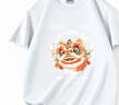 班尼路（Baleno）短袖t恤男夏季紅色男女款五分袖學(xué)生重磅純棉寬松半截袖上衣 曬單實(shí)拍圖