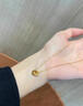 中國黃金（CHINA GOLD）足金碎碎冰環(huán)環(huán)相扣項(xiàng)鏈女生新款純金七夕情人節(jié)禮物送女朋友老婆 【送女友】碎碎冰環(huán)環(huán)相扣項(xiàng)鏈 約3g 曬單實(shí)拍圖