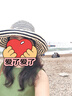 Siggi帽子女大檐防曬帽顯臉小春夏條紋時(shí)尚防紫外線遮陽帽漁夫帽可折疊 曬單實(shí)拍圖