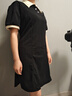 妙奕嘉黑色連衣裙女裙子夏季2025新款夏天短裙polo女裝純欲學(xué)院風(fēng)小個(gè)子 氣質(zhì)polo黑色連衣裙 均碼 【建議120斤內(nèi)】 曬單實(shí)拍圖