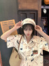 肯默帽子女羊毛貝雷帽秋冬復(fù)古時尚報童帽百搭蓓蕾帽畫家帽靜謐黑 米色 曬單實拍圖