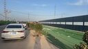 施工擋板圍欄鋼結構圍擋泡沫夾心板鐵皮小草彩鋼pvc工地施工圍擋 彩鋼圍擋 曬單實(shí)拍圖