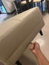 顧家家居（KUKA）意式頭層牛皮沙發(fā)客廳組合百搭沙發(fā)凳通用腳踏腳凳【柔空白】凳 曬單實(shí)拍圖
