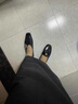 圖維奇 TUVIC品牌小眾設(shè)計感單鞋女2025新款老錢風(fēng)女士皮鞋法式極簡平底奶奶鞋 黑色 36 曬單實拍圖