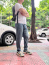 馬克華菲【萊賽爾天絲】男士牛仔褲男2025夏季薄款寬松直筒休閑哈倫褲子男 曬單實(shí)拍圖