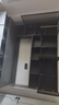 百客樂百客樂 電腦桌臺式桌子書桌書柜組合桌椅套餐實木書桌學習桌-SRZ4 灰色-輕奢玻璃門（1.8米） 曬單實拍圖