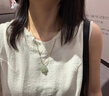 京鑒保真和田玉彌勒佛吊墜女玉佛頭玉墜項(xiàng)鏈小佛公玉石玉佩掛件送女友 彌勒佛晴白25mm 曬單實(shí)拍圖